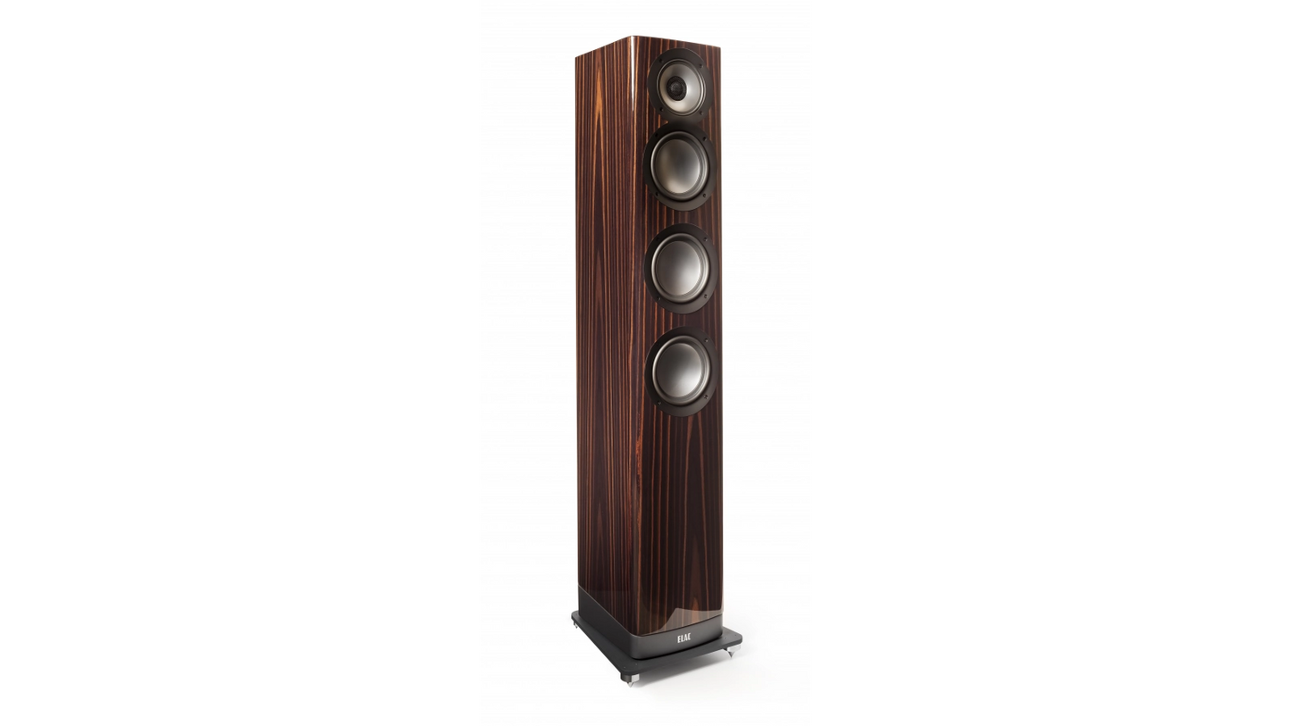 ELAC Navis - Powered Floorstanding Speaker - Gloss Ebony Emara