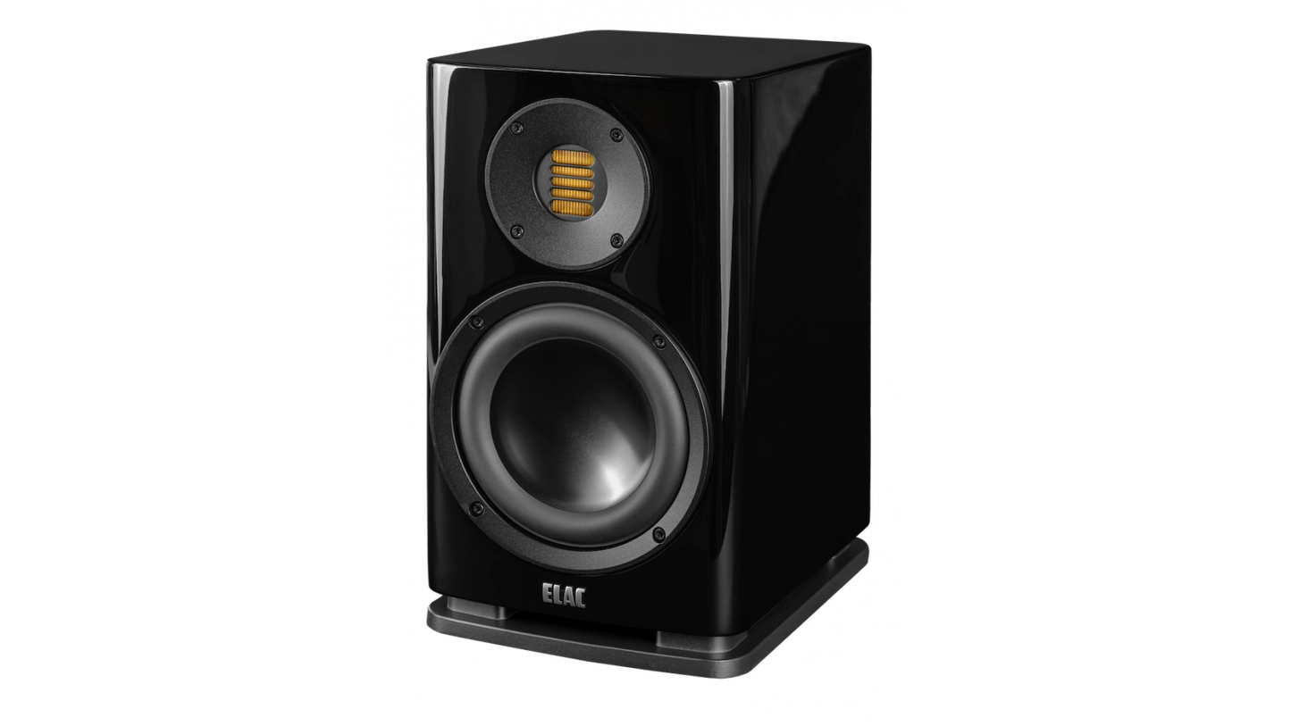 ELAC Solano - 6" Bookshelf Speakers - Gloss Black