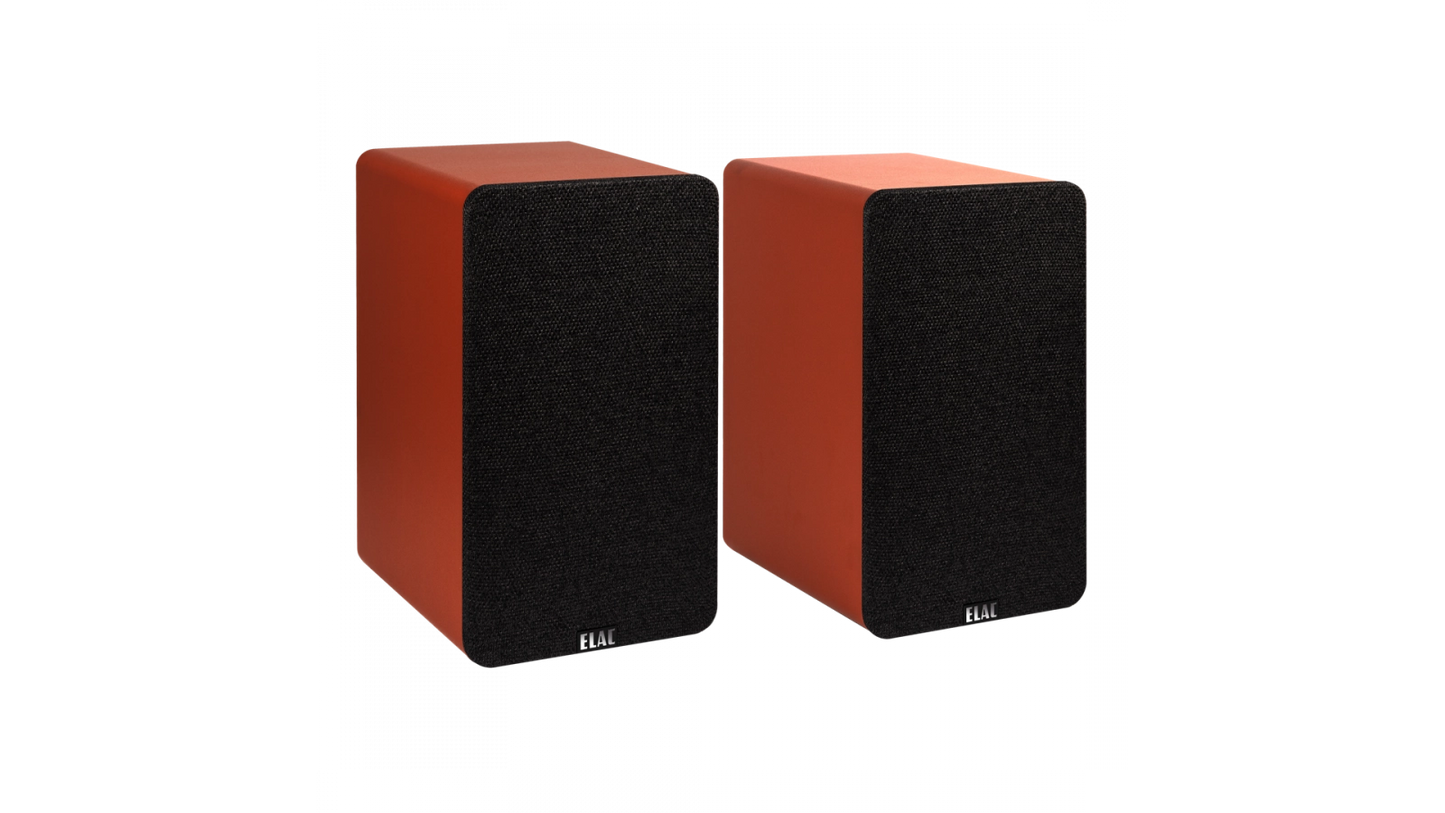 ELAC Debut Connex - 4-1/2" Connex Powered 50 Watt Bookshelf Speakers - Orange