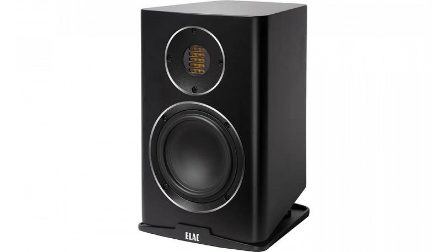 ELAC Carina - 5-1/4" Bookshelf Speakers - Satin Black