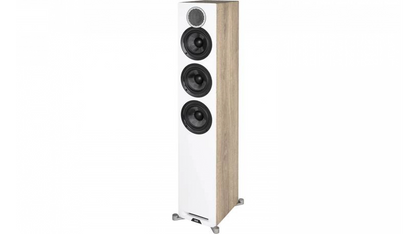 ELAC UniFi Reference - 5.25” Floorstanding Speaker in White/Oak